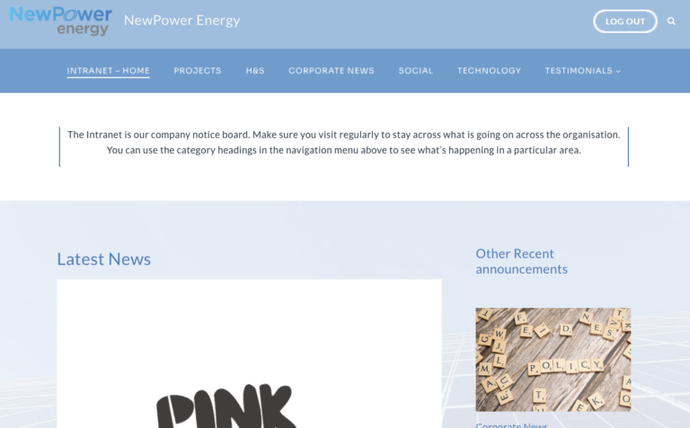 NewPower Intranet